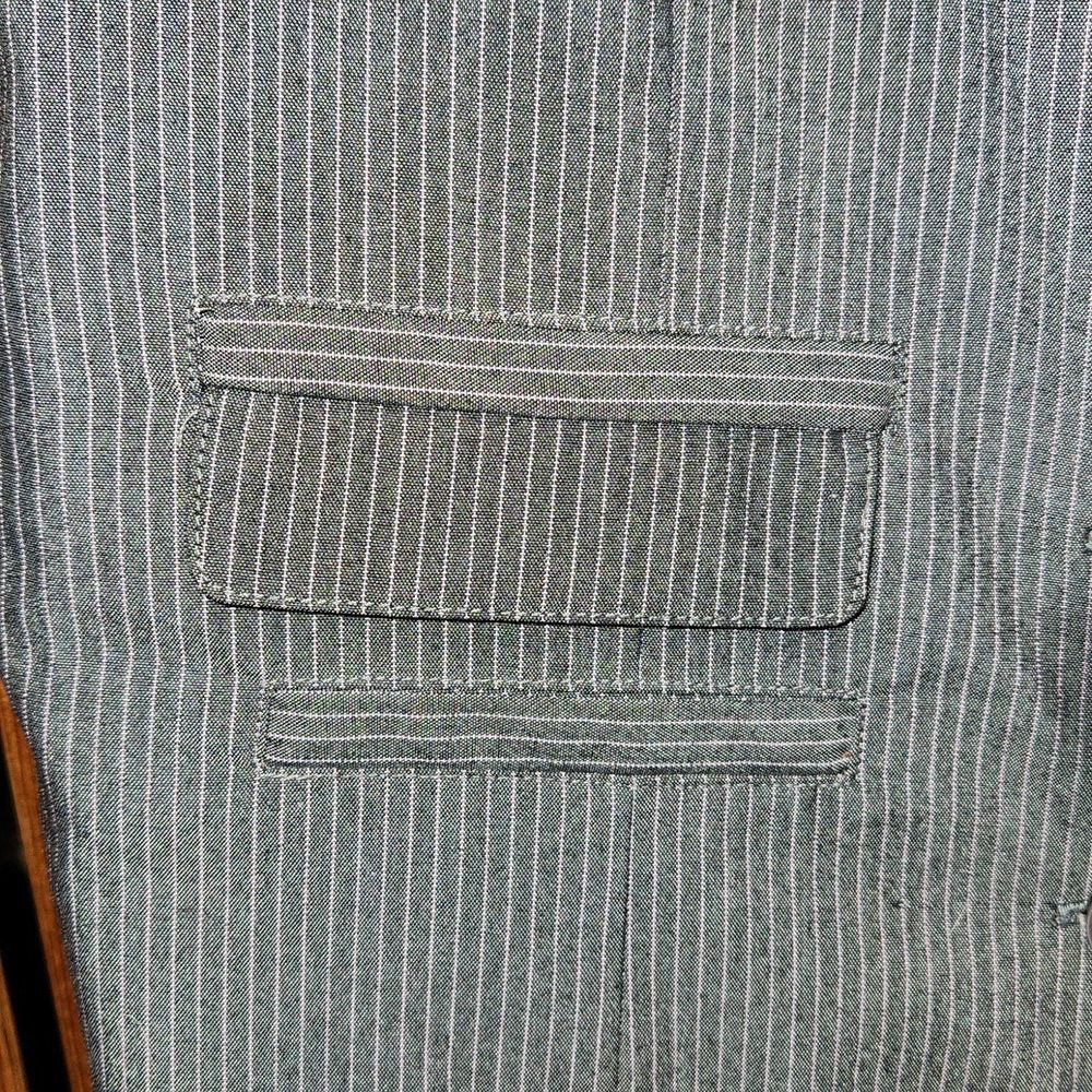 Star City Grey Striped Vest Kids Size M Polyester Rayon - Picture 5 of 8